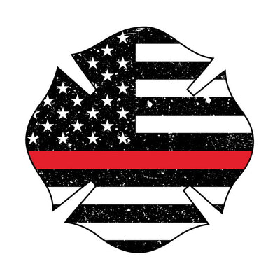 Star of Life EMS Thin Red line Firefighter decal – Powercall Sirens LLC