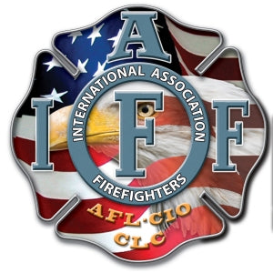 IAFF Flag/Eagle Decal