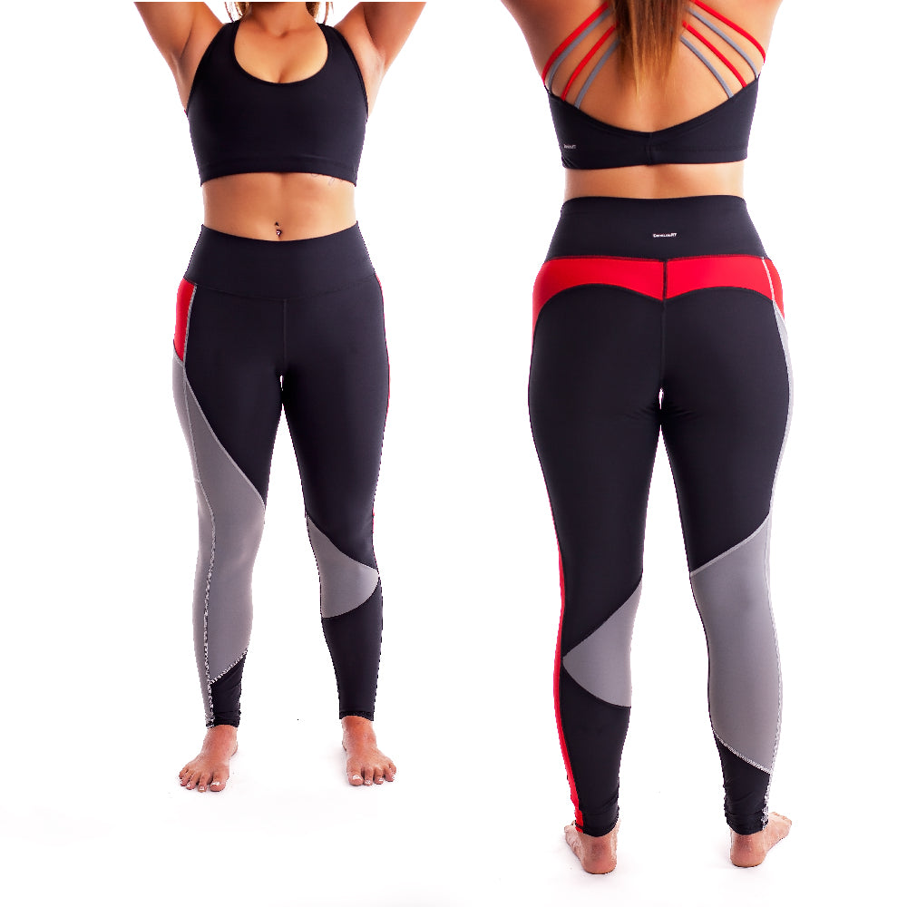 Womens Thin Red Line Performance Leggings