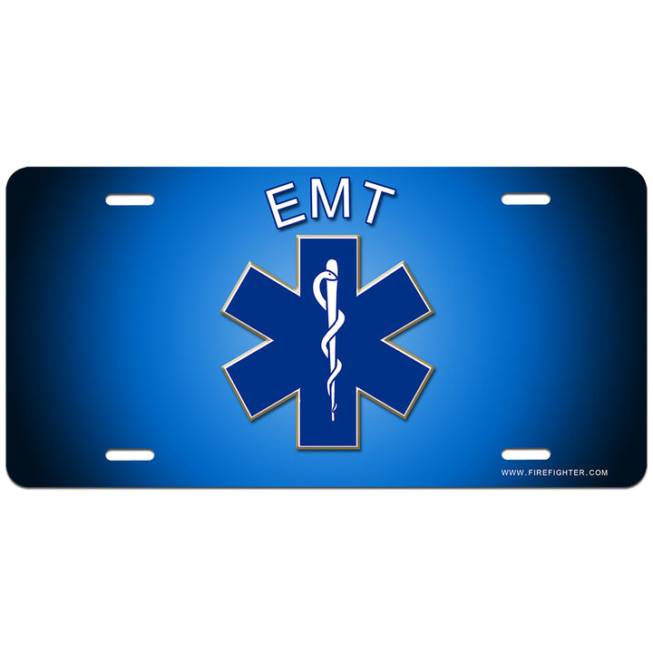 EMT License Plate