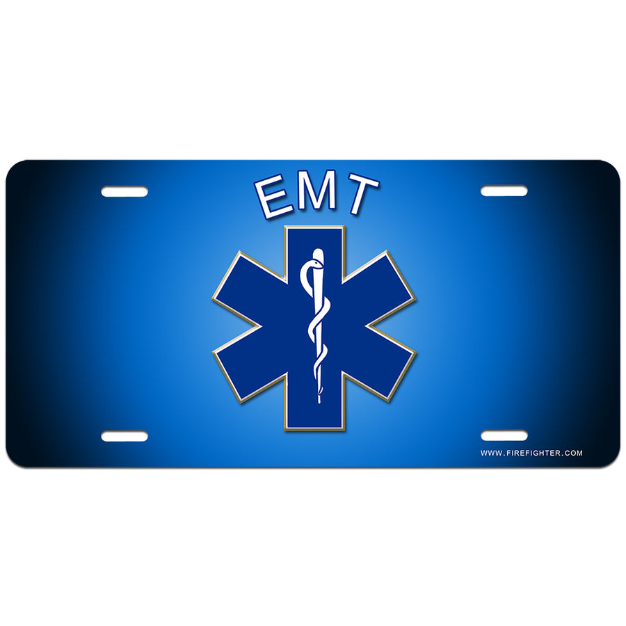 EMT License Plate
