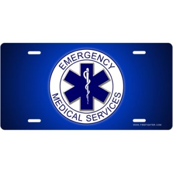 Emergency Medical Services License Plate
