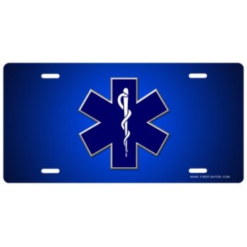 Star Of Life License Plate