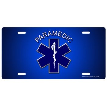 Paramedic License Plate