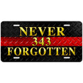 343 Never Forgotten License Plate