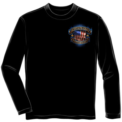Long Sleeve Stand for the Flag Kneel To Pray Shirt