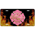 Firefighters Mom License Plate