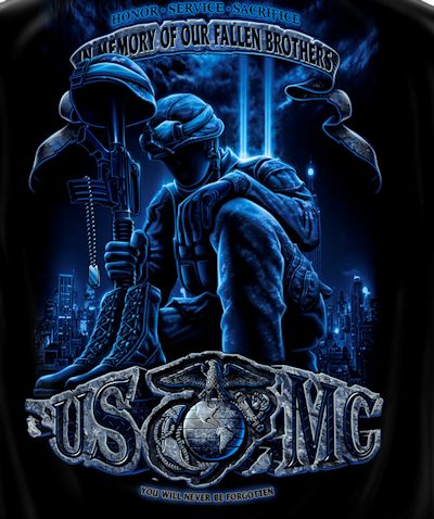 USMC In Memory Of Our Fallen T-shirt