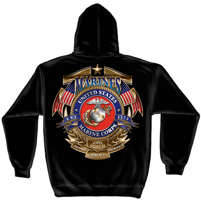 USMC Badge of Honor Hoddie