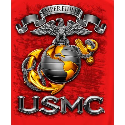 Red USMC Tshirt