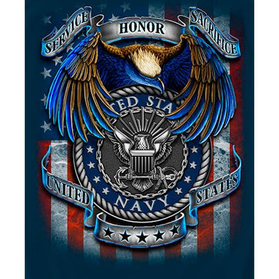 US Navy Honor Service Sacrifice Tshirt