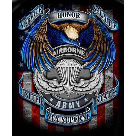 US Army Airborne Honor Service Sacrifice Tshirt