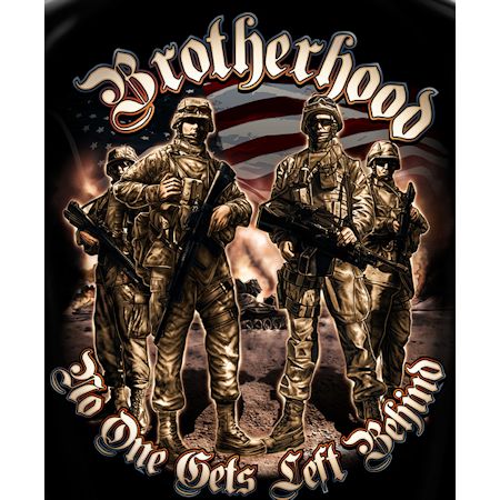 No One Gets Left Behind Brotherhood T-shirt
