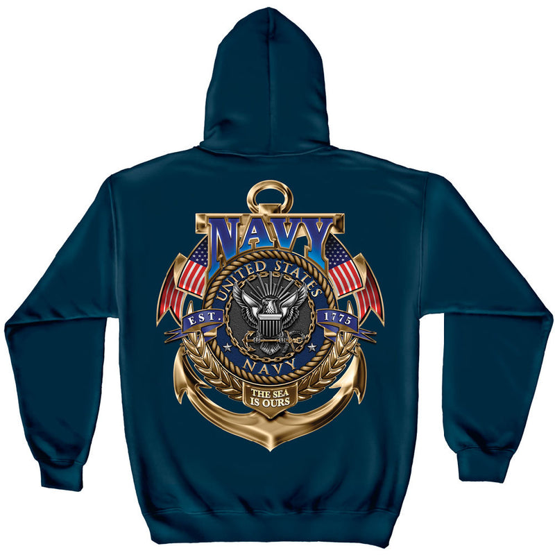 US Navy The Sea is Ours Sweatshirt