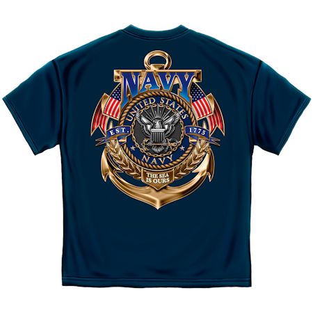 US Navy The Sea Is  Ours Tshirt