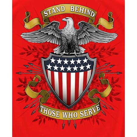 Stand Behind  Those Who Serve T-shirt