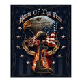 Home of the Free Fleece Blanket