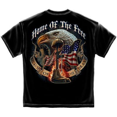 Home of The Free Because of the Brave Shirt