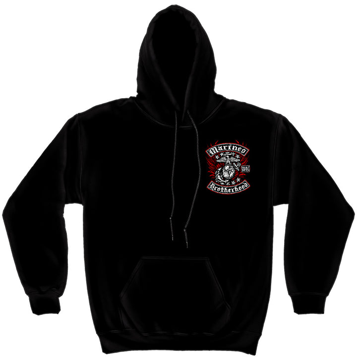 USMC Black and Red Brotherhood Foil Sweatshirt