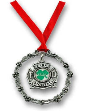 Irish Maltese Christmas Ornament