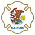 State Maltese Decal - Illinois