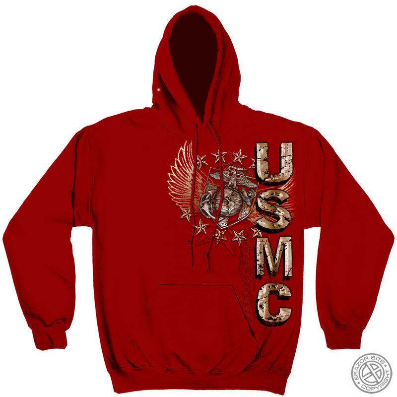 USMC Pride Duty Honor Foil Sweatshirt