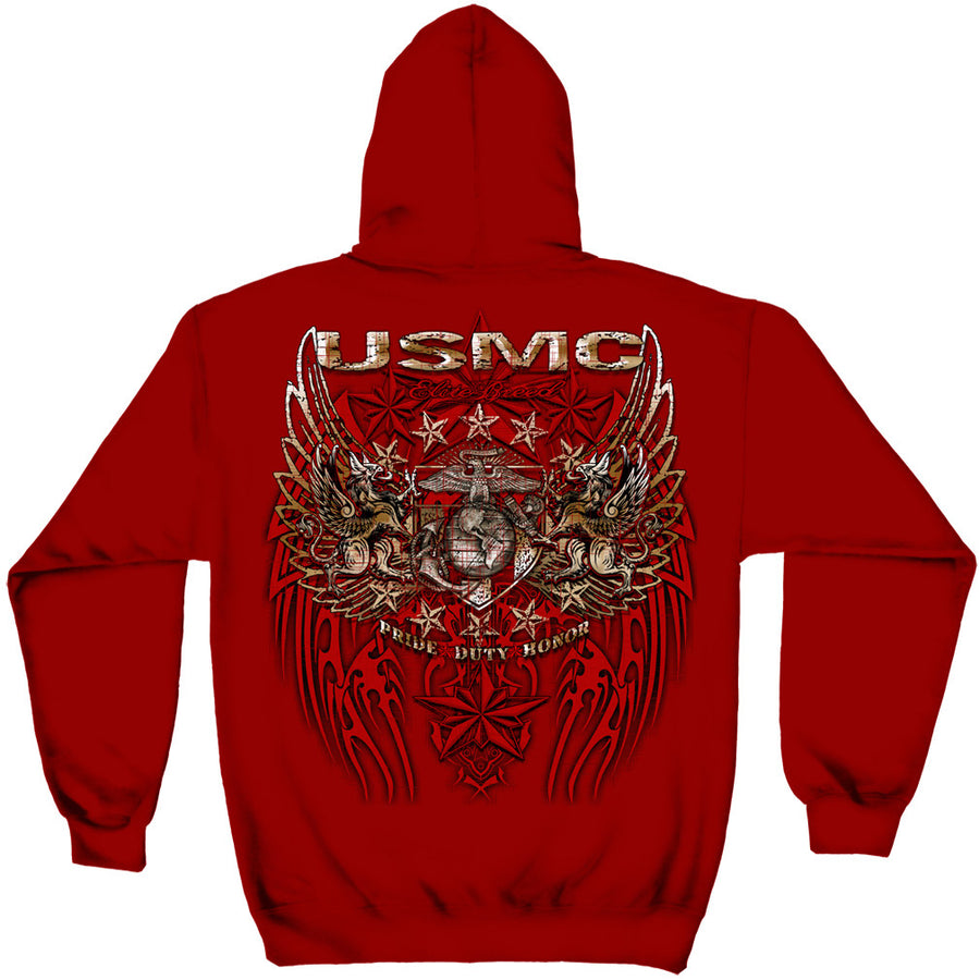 USMC Pride Duty Honor Foil Sweatshirt