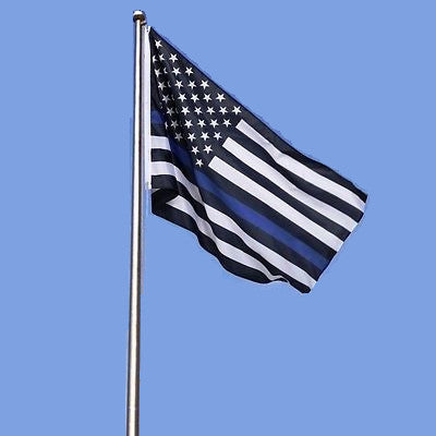 Thin Blue Line American Flag- Made in USA