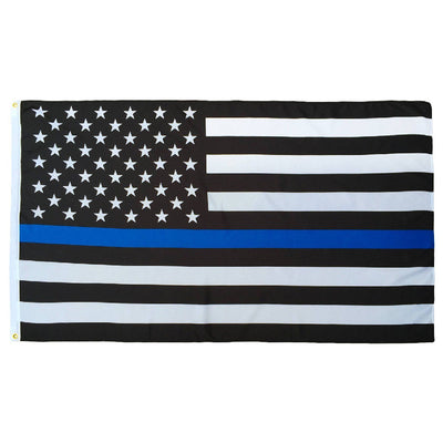 Thin Blue Line American Flag- Made in USA