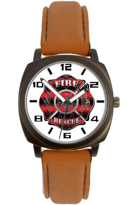Fire Fighter Logo Watch-Barb Wire Maltese | Firefighter.com