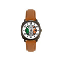 Brown Leather Band Irish Watch
