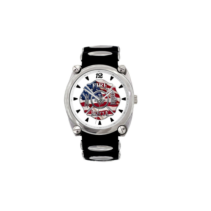 Fire Rescue Large Face Dive Watch