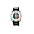 Irish Flag Large Face Fire Dept Silicone Watch
