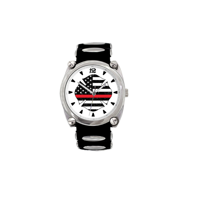 Thin Red Line Flag Large Face Dive Watch