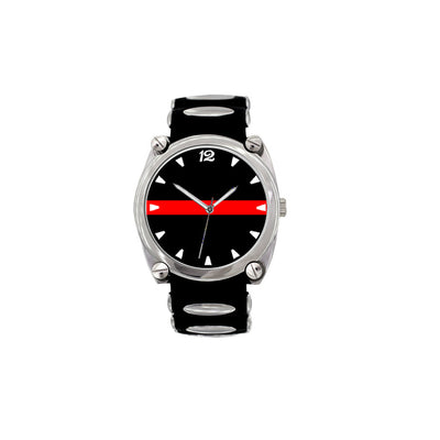Thin Red Line Large Face Dive Watch