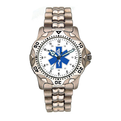 Stainless Steel Star of Life Watch