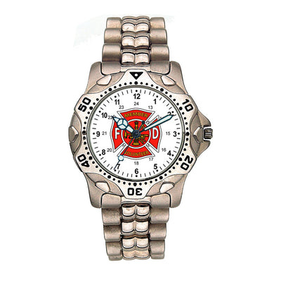 Volunteer Stainless Steel Silver Engravable Watch