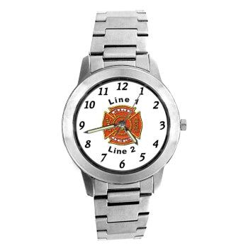 Custom Front  Silver Watch