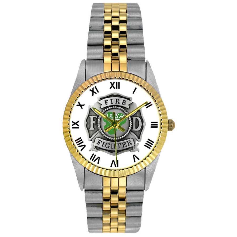 Irish Two Tone Engravable Watch