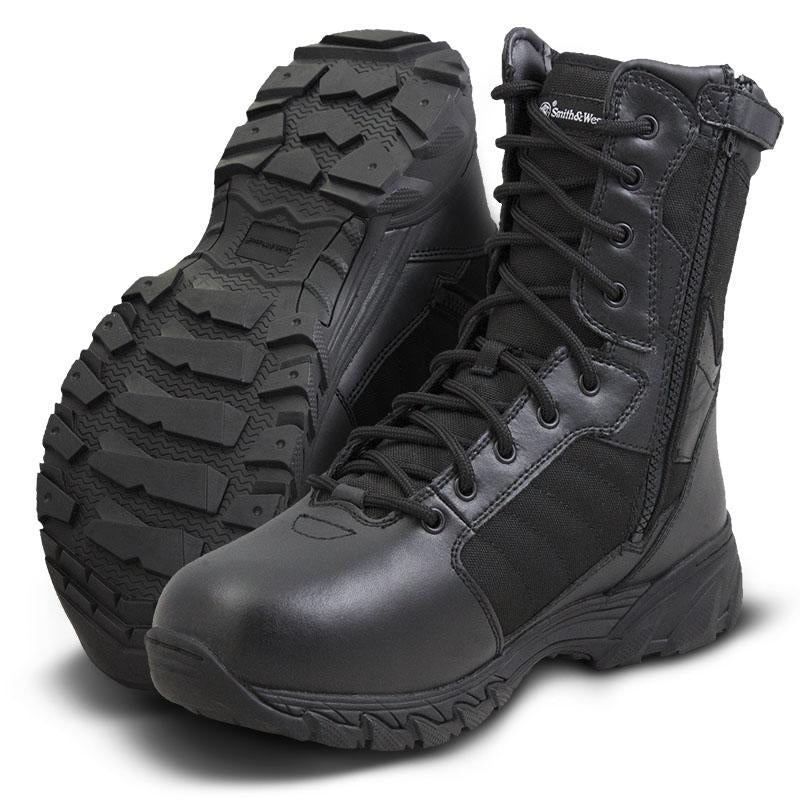 Smith & Wesson Breach 2.0 Side Zipper 8" Boot Size 7 Black - 50% Off