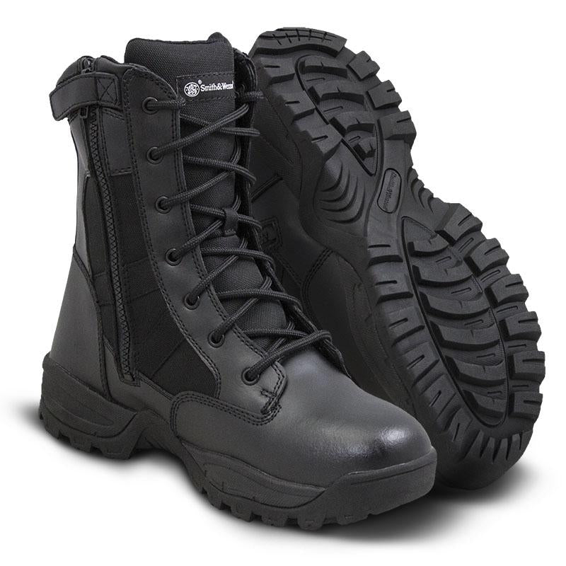 Smith & Wesson Breach 2.0 Side Zipper 8" Waterproof Boot Size 11.5 Black - 50% Off