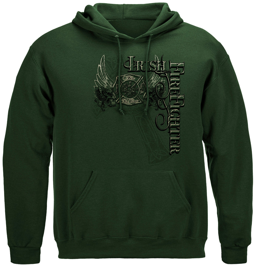 Elite Breed Irish Firefighter Hooded Sweat Shirt