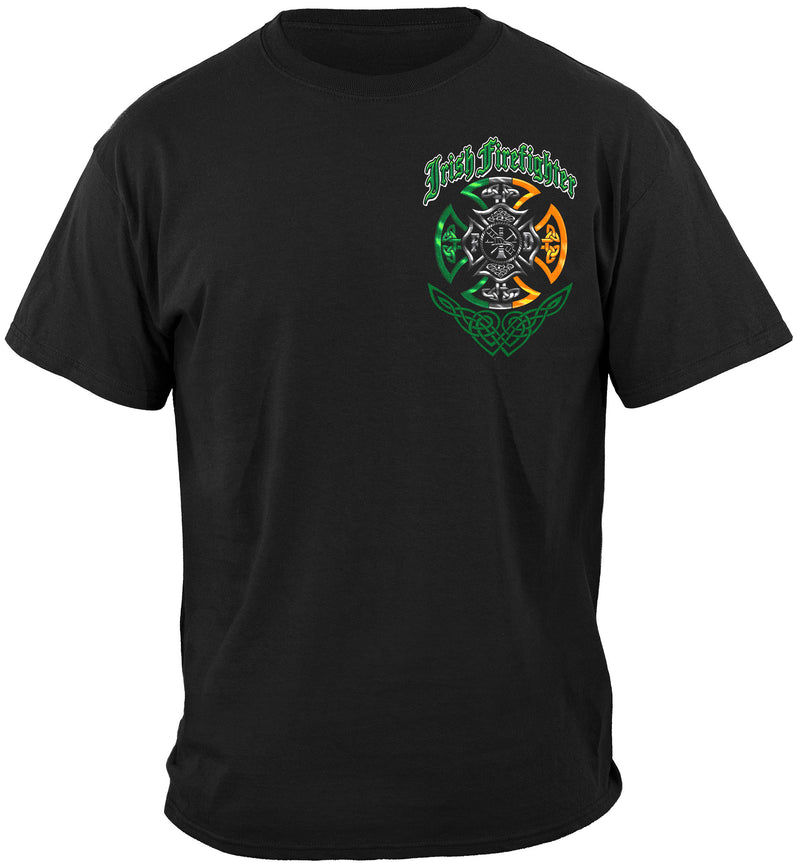 Irish Firefigher Family Duty Honor T-shirt