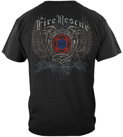 Fire Rescue Rise Above Fear T-shirt