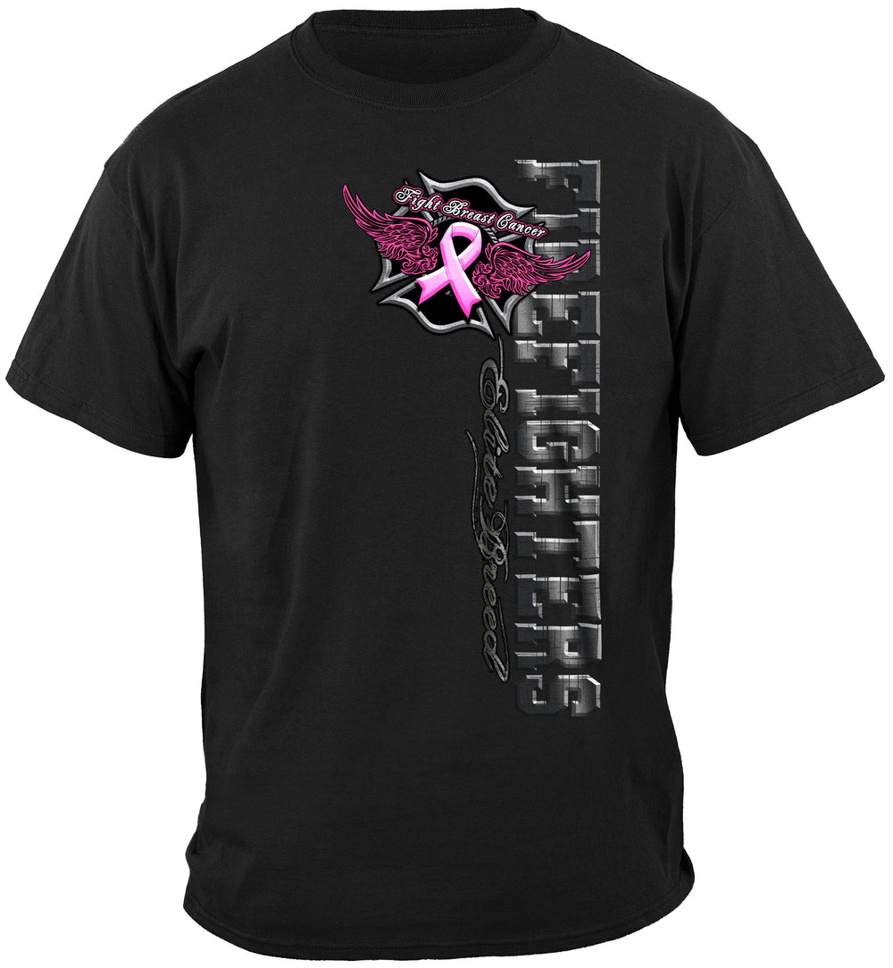 Elite Breed Fight For A Cure Firefighter T-Shirt