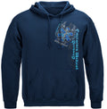Elite Breed EMS Chrome Wings Silver Foil Hooded Sweat Shirt