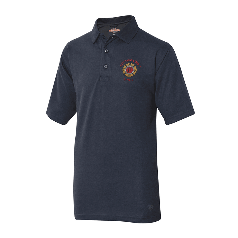 Customized TRU-SPEC Short Sleeve Duty Polo with IAFF Embroidery