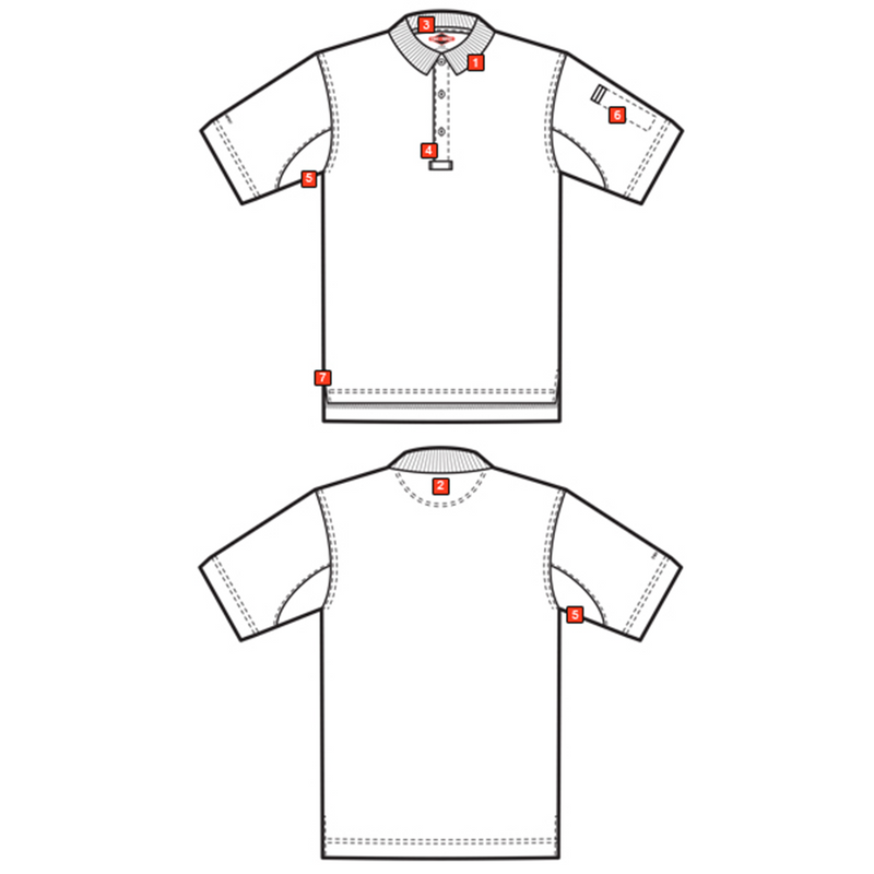 Customized TRU-SPEC Short Sleeve Duty Polo with Crossed Axes Embroidery