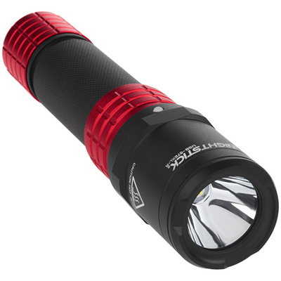 Nightstick Red Metal Dual Light USB Rechargeable Flashlight