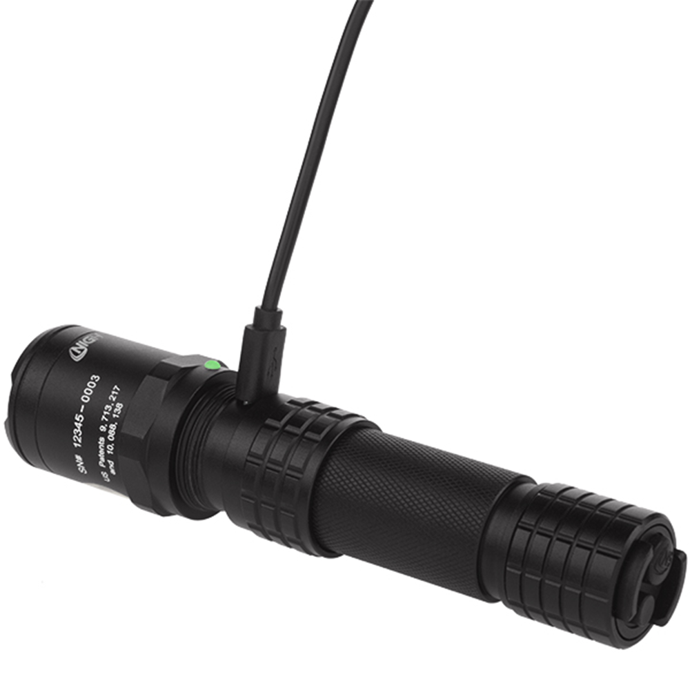 Nightstick Metal Dual-Light™ USB Rechargeable Flashlight - Black